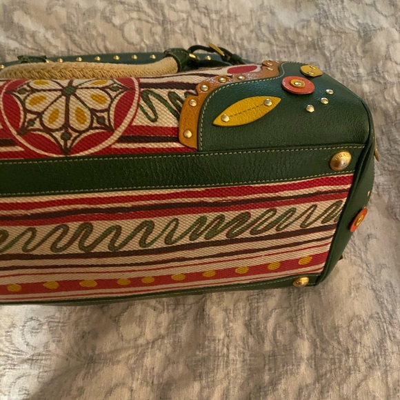 PRADA bag RARE authentic canvas and leather - Picture 6 of 13